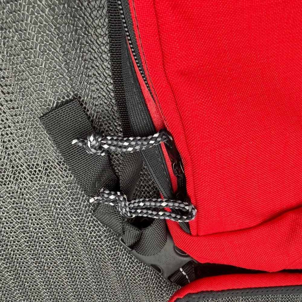 Natalex Killer Mix Red Cordura Sling Bag Padded Crossbody Backpack 1057